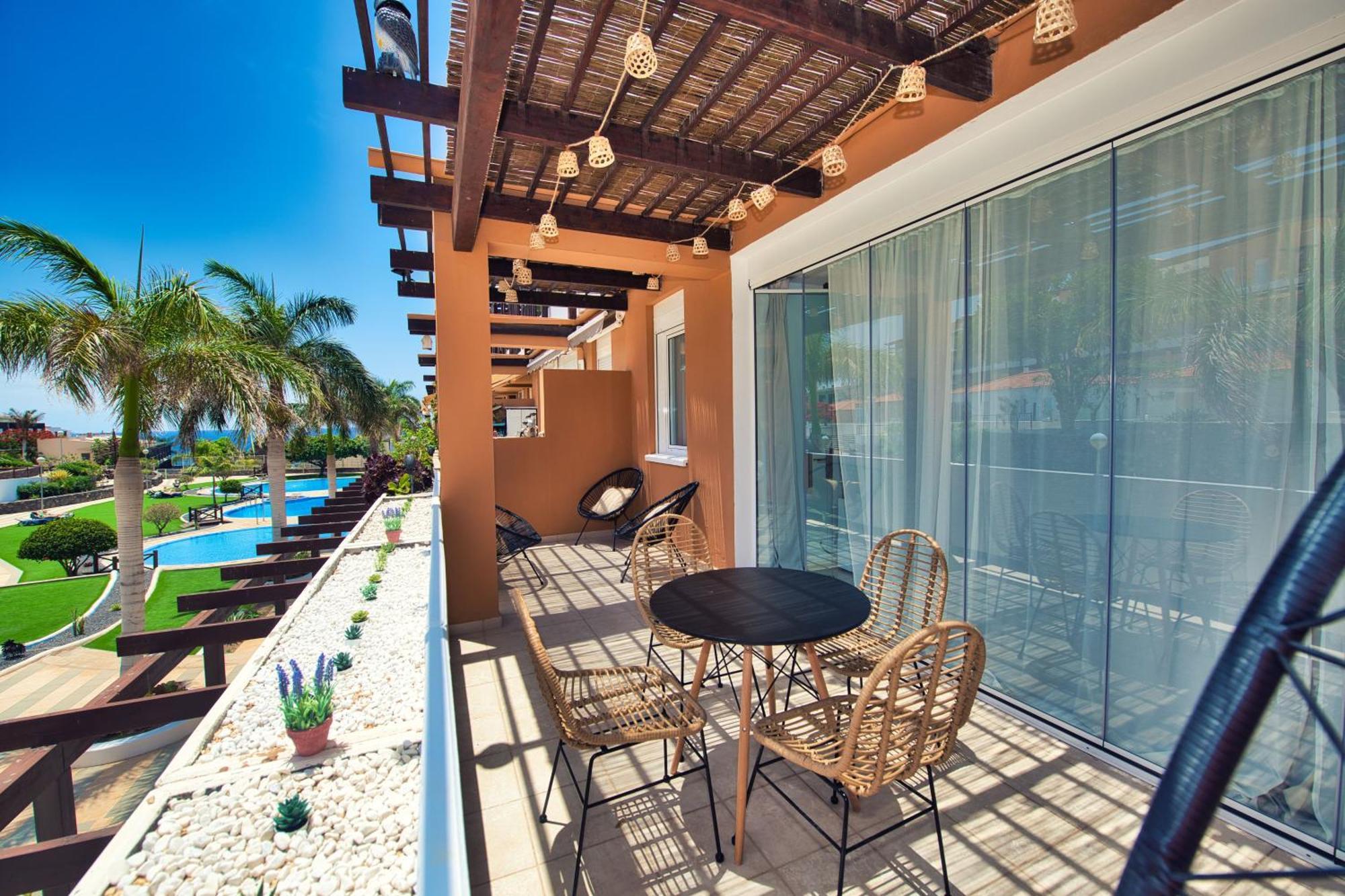 Ocean View Perfect Sunset Apartment, 4 Rooms 137M2, Wifi & Bbq Сан-Мігель-де-Абона Екстер'єр фото